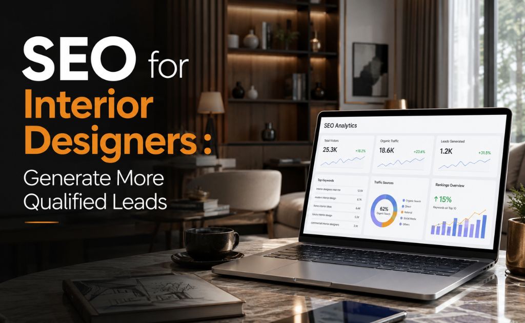 SEO for Interior Designers helping design firms rank higher on Google and attract qualified clients